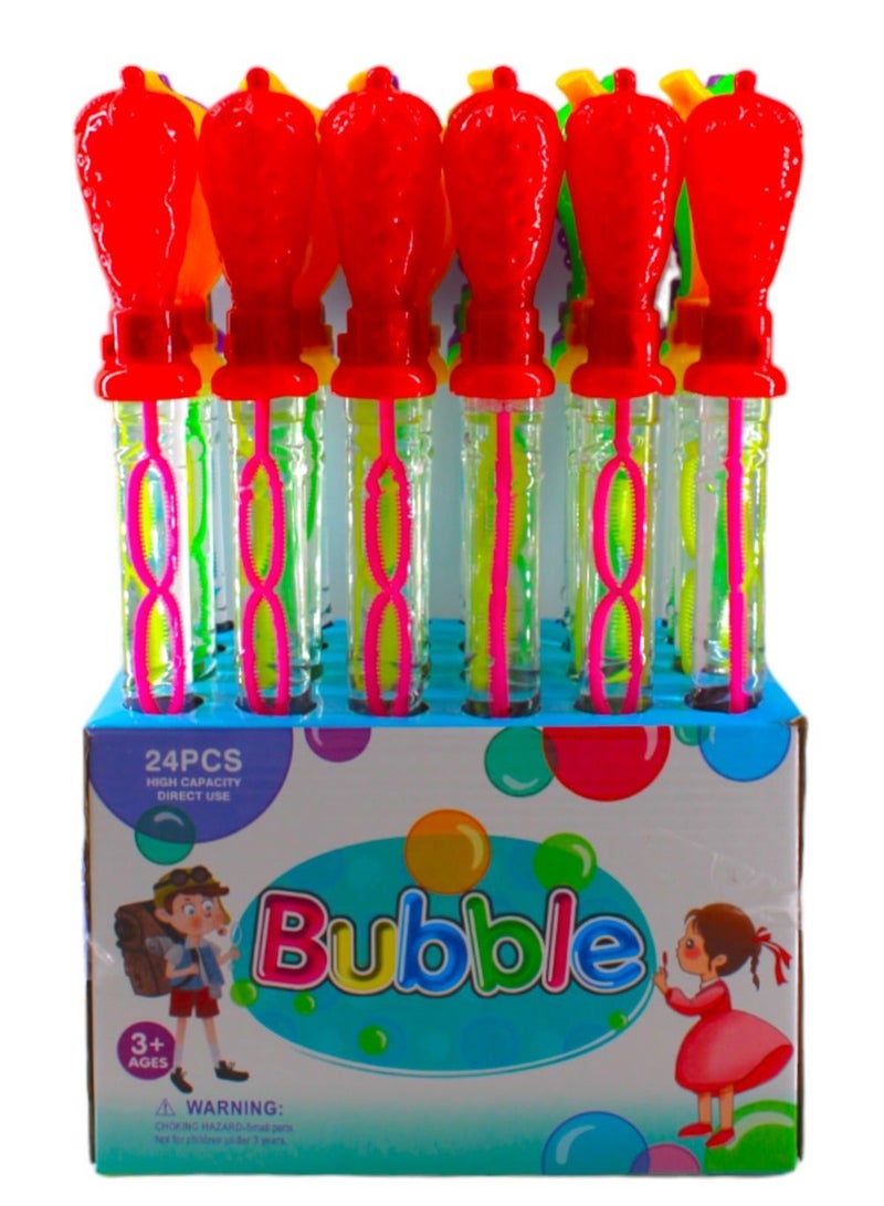 Bubble 24pcs Bubble Stick Air Bubble Maker Bottle For Kids - Image 1
