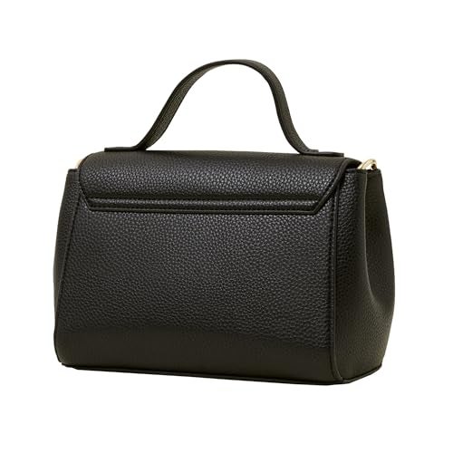 Accessorize London Women's Black Satchel Sling Bag with Adjustable Strap| crossbody sling bag for women stylish|Ladies trendy sling bag|latest handbag for woman - Image 4