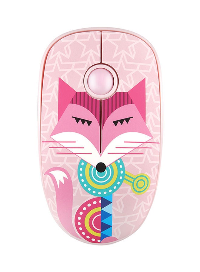 NIBEMINENT V8H Wireless Mute Optical Mouse 113 x 64 32millimeter Pink 