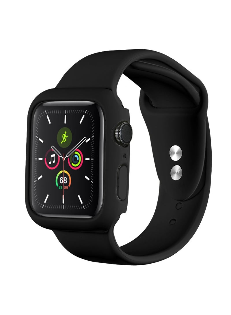 GULFLINK Silicone Watch Bands 200mm Length With Protective Case Cover For Apple Watch 7 41mm - Image 1