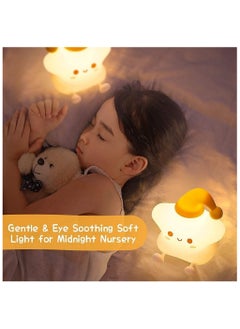 FEND Night Light for Kids, Baby Night Light Lamp for Kids Room Star Girls Night Light, Remote Control Silicone Nursery Squishy Soft Rechargeable Color Changing Cute Night Light, Star Birthday Gift - pzsku/ZBDDDBA7907DE581DF3ABZ/45/_/1733587775/59fe1ee0-2ab8-4b79-9c81-1034c30ccb26