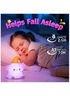 FEND Night Light for Kids, Baby Night Light Lamp for Kids Room Star Girls Night Light, Remote Control Silicone Nursery Squishy Soft Rechargeable Color Changing Cute Night Light, Star Birthday Gift - pzsku/ZBDDDBA7907DE581DF3ABZ/45/_/1733587804/3bc2a11f-997d-422f-9d2c-13113e661e06