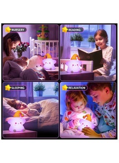 FEND Night Light for Kids, Baby Night Light Lamp for Kids Room Star Girls Night Light, Remote Control Silicone Nursery Squishy Soft Rechargeable Color Changing Cute Night Light, Star Birthday Gift - pzsku/ZBDDDBA7907DE581DF3ABZ/45/_/1733587945/e50b04d3-142d-4568-9b28-a12837f2f83f