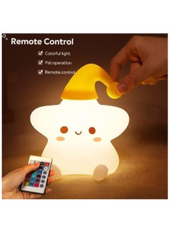 FEND Night Light for Kids, Baby Night Light Lamp for Kids Room Star Girls Night Light, Remote Control Silicone Nursery Squishy Soft Rechargeable Color Changing Cute Night Light, Star Birthday Gift - pzsku/ZBDDDBA7907DE581DF3ABZ/45/_/1734623004/82fba0e5-f81d-4cc1-a226-eca4acef0790