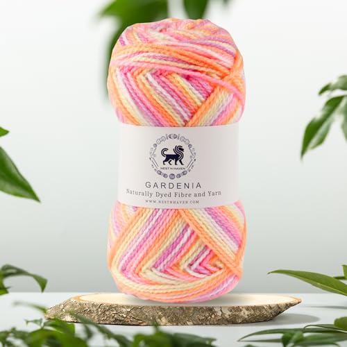 Nestnhaven Acrowools Gardenia Hand Knitting and Crochet Yarn Multi Colour Suitable for Craft, Babywear, Toys Pack of 1 Ball - 100gms. (Shade 15) (Multicoloured 1) - Image 5