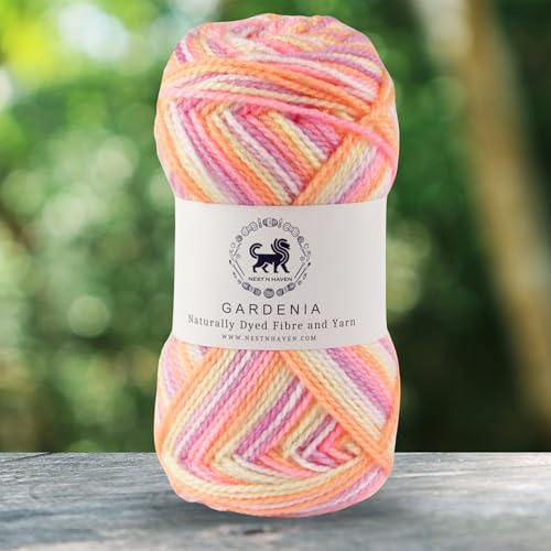 Nestnhaven Acrowools Gardenia Hand Knitting and Crochet Yarn Multi Colour Suitable for Craft, Babywear, Toys Pack of 1 Ball - 100gms. (Shade 15) (Multicoloured 1) - Image 3