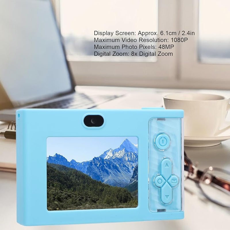 Type 2 1080P 48MP Digital Camera 8X Zoom 2 4 Inch Screen Fill Light Anti Shake 32GB Travel Compact - Image 5