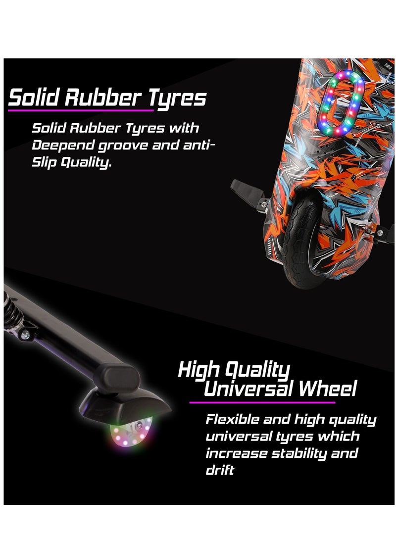 MYTOYS 36V Drifting Scooter 3 Wheel Electric Scooter - 3 Driving Modes- Bluetooth- Speaker- Lights - Shock Absorber Safety Gears Speed Up To 20KM/h - Image 3