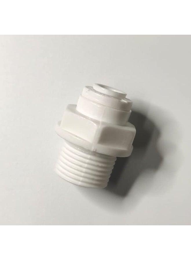 Malida Male Push To Connect Tube Fitting water purifiers Quick Connector Drinks Dispense and water filtration system fittings 3 8 NPT Male x 1 4 OD Tube - Image 4