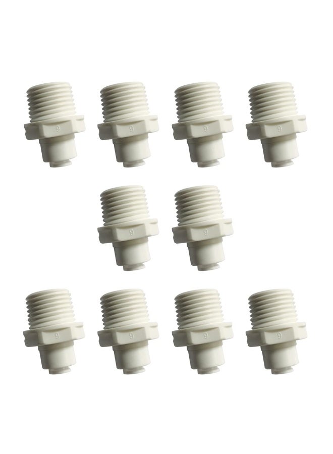 Malida Male Push To Connect Tube Fitting water purifiers Quick Connector Drinks Dispense and water filtration system fittings 3 8 NPT Male x 1 4 OD Tube - Image 1