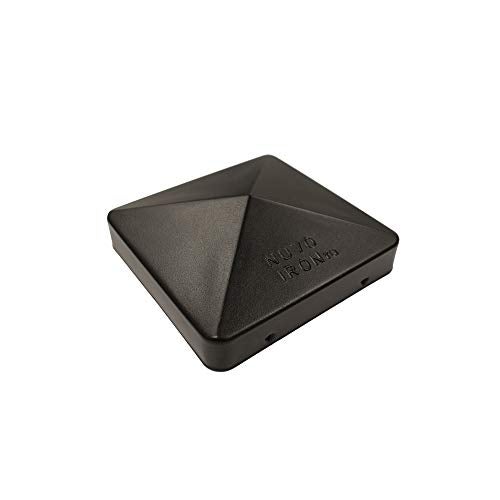 Nuvo Iron US-PCP12BLK US-6x6 Eazy Pyramid Cap, 6" x 6" (Fits Over 6” x 6” Nominal USA retailers Square Posts), Black (Pack of 1) - Image 4