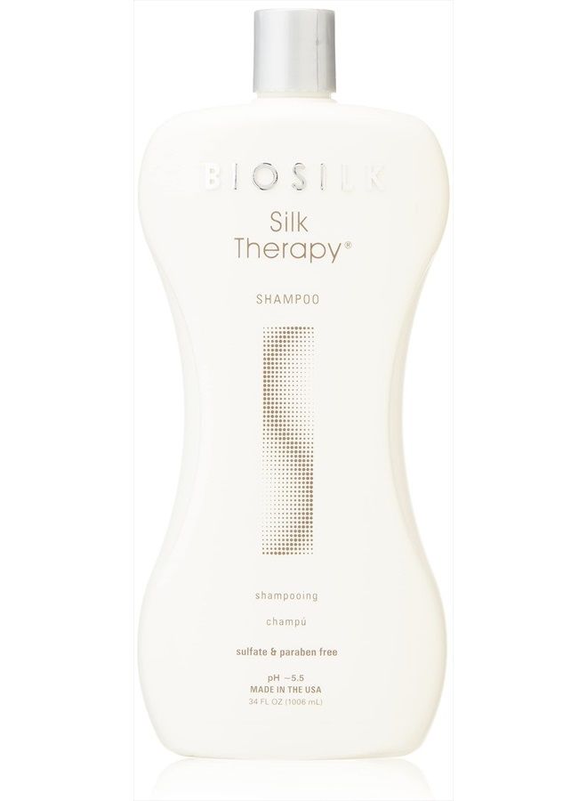 BIOSILK Silk Therapy, Shampoo, 34 Fluid Ounce - Image 1