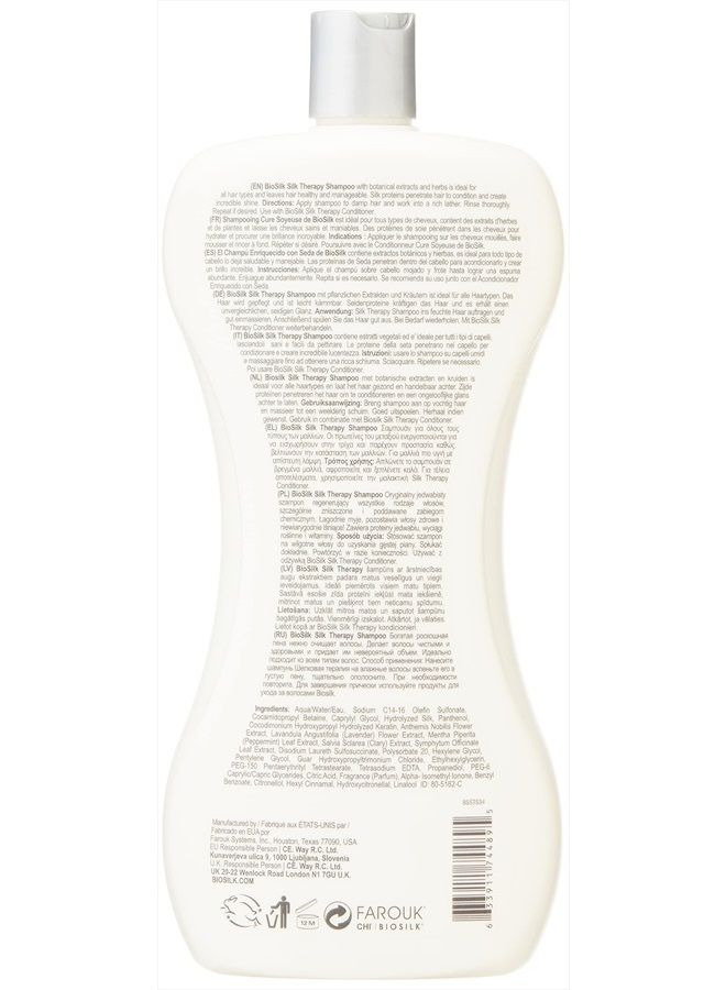 BIOSILK Silk Therapy, Shampoo, 34 Fluid Ounce - Image 3