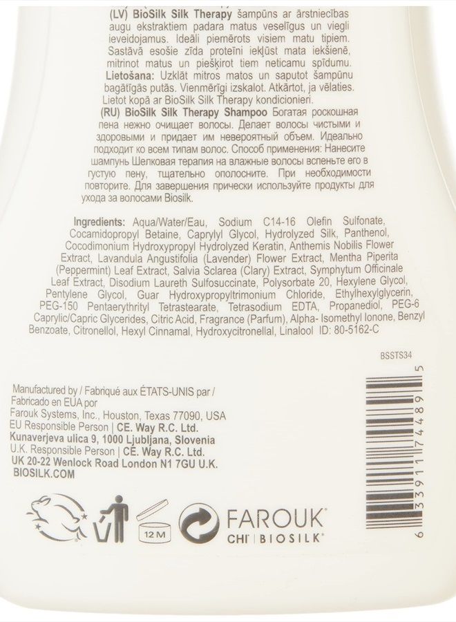 BIOSILK Silk Therapy, Shampoo, 34 Fluid Ounce - Image 5