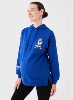 Mickey Mouse Print Hoodie