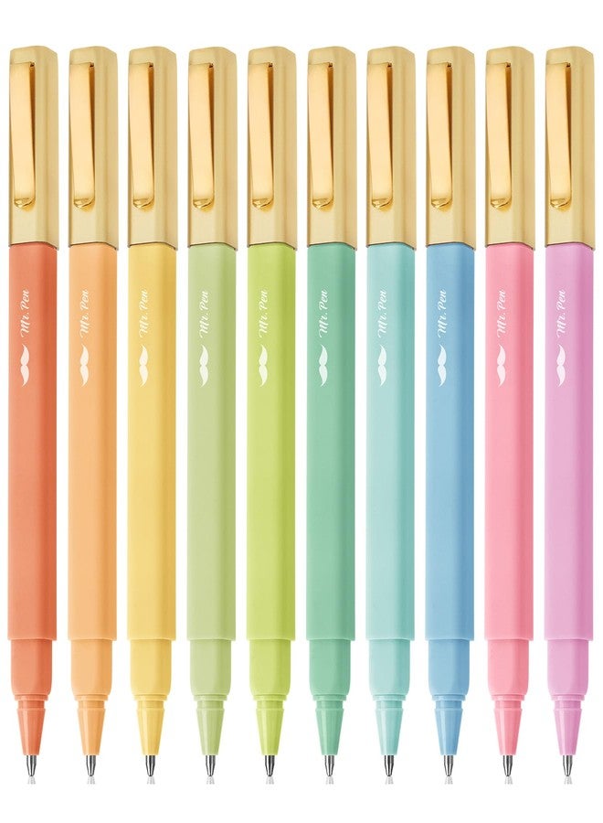 Mr. Pen- Aesthetic Pens, 10 Pack, Black Ink, Fast Dry, No Smear Bible Pens No Bleed Through, 0.7mm Fine Point Pen - Image 1