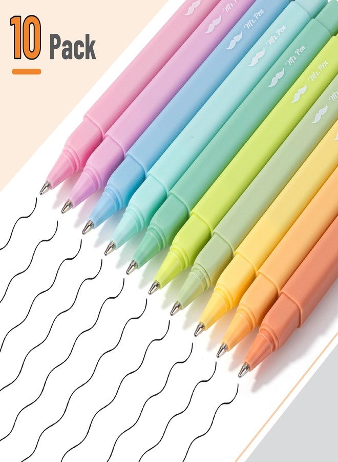 Mr. Pen- Aesthetic Pens, 10 Pack, Black Ink, Fast Dry, No Smear Bible Pens No Bleed Through, 0.7mm Fine Point Pen - Image 2