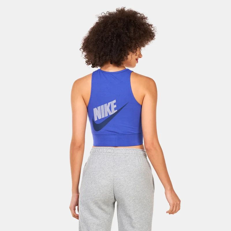 Nike Blue Women's Sportswear Crop Dance Tank Top for Women | Best Price UAE