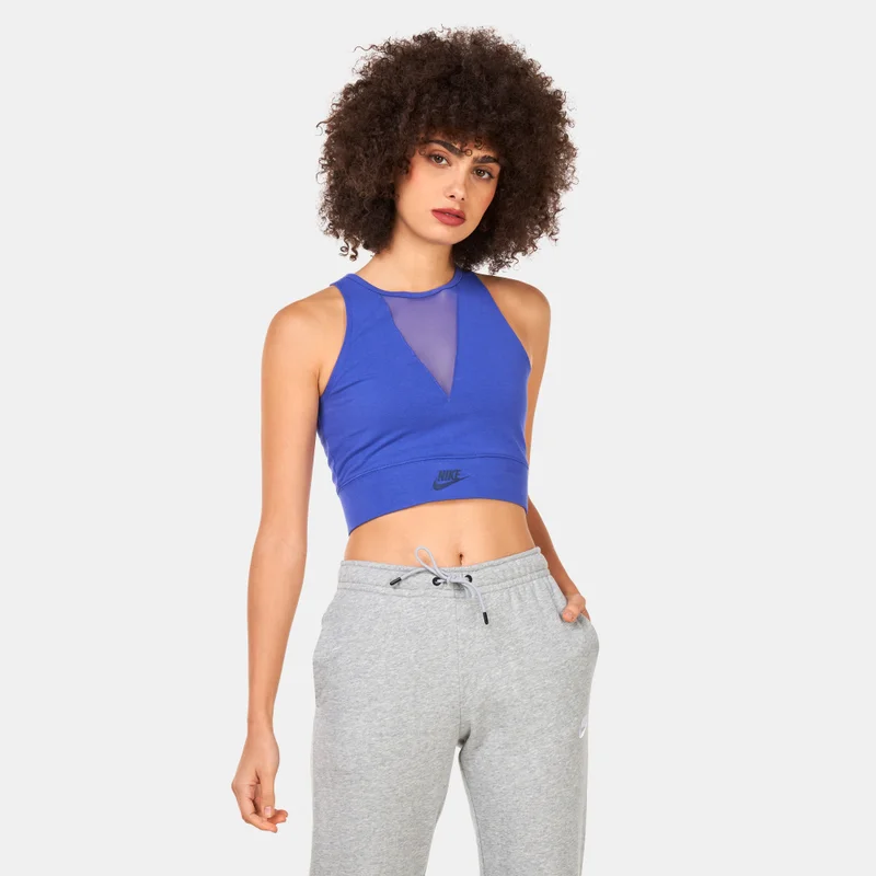 Nike Blue Women's Sportswear Crop Dance Tank Top for Women | Best Price UAE