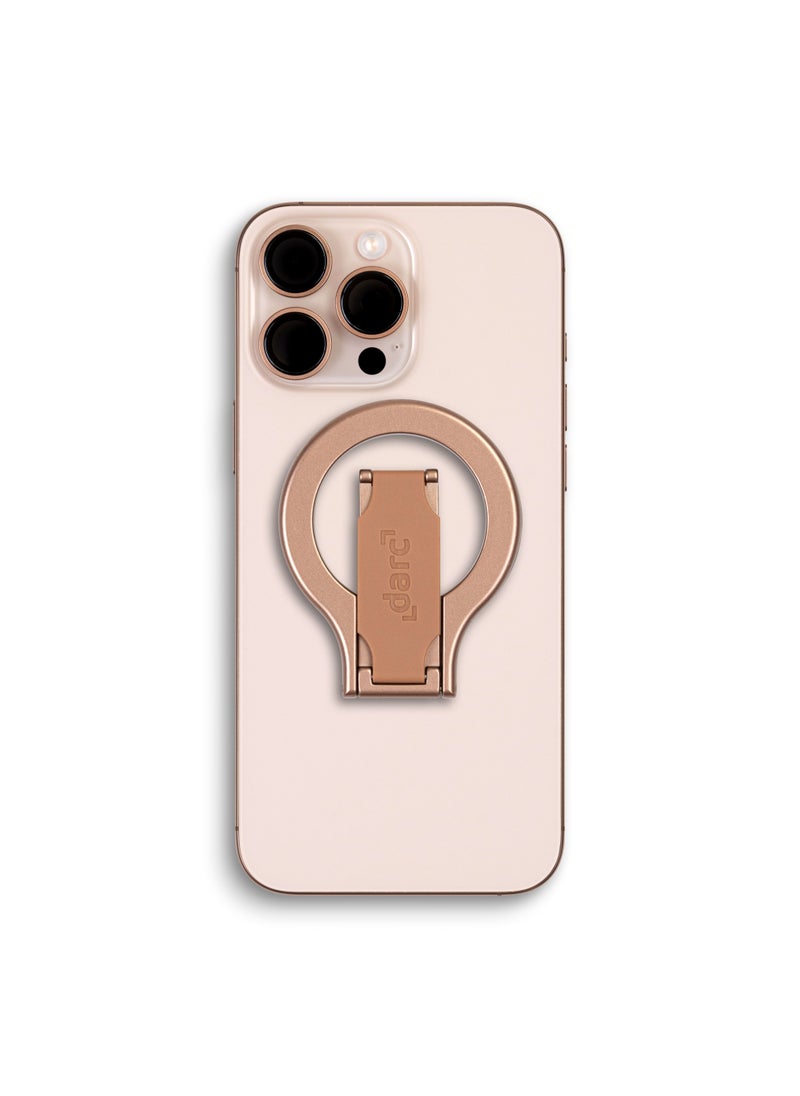 darc - iPhone MagSafe Grip, Stand and Holder 3-in-1 Desert Gold - Image 1
