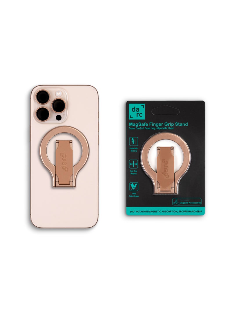 darc - iPhone MagSafe Grip, Stand and Holder 3-in-1 Desert Gold - Image 1