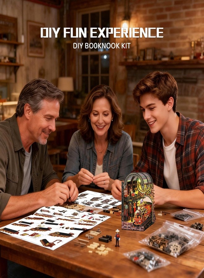 Spilay Book Nook Kit for Adults, Zero Platform DIY Miniature House Kit - Image 5