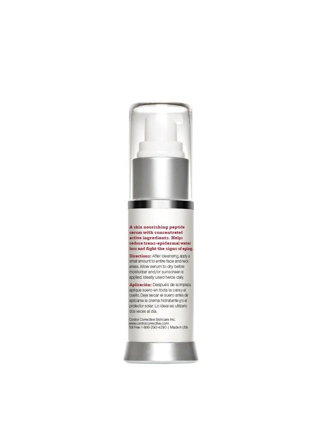 CONTROL CORRECTIVE SKIN CARE SYSTEMS CONTROL CORRECTIVE Firming Tri-Peptide Serum, 1 Oz - Supports Skin Strength, Improves Skin Laxity, Collagen, Elastin, Skin Nourishing, Hyaluronic Acid & Active Peptide Serum For Firming And Hydration  - Image 2