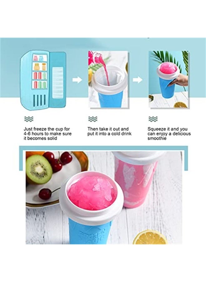 Frozen Magic Magic Frozen Slushy Maker Cup – Double-Layer Silicone Squeeze Cup for Instant Slushies & Frozen Treats - Image 3