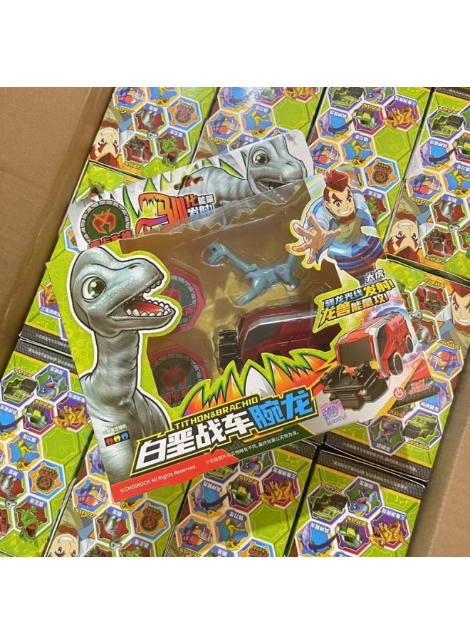 Alliance Truck God Dragon Beast Awakening Cute Chariot Tyrannosaurus Rex Swire Triceratops Children's Boy Toys-Color:Ao Tao Chariot Sword Dragon Set-Specifications:Official Genuine Product  - Image 2
