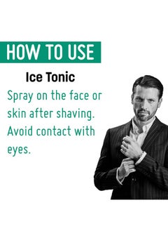 framesi Barber Gen Ice Tonic 3.4 Fl Oz After Shave Tonic Spray For Face And Scalp  - Image 2