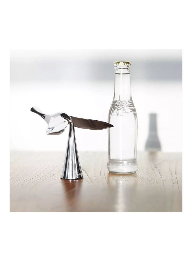 NIBEMINENT Zinc Alloy Bird Shape Bottle Opener Silver  - Image 4