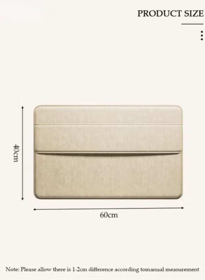 Thickened Memory Foam Bath Mat, Highly Absorbent Bathroom Carpet, Non Slip Soft Bathroom Rugs, Machine Washable Quick-Dry Foot Mat, Easy to Clean Mat for Kitchen Bathroom Floors - Image 4