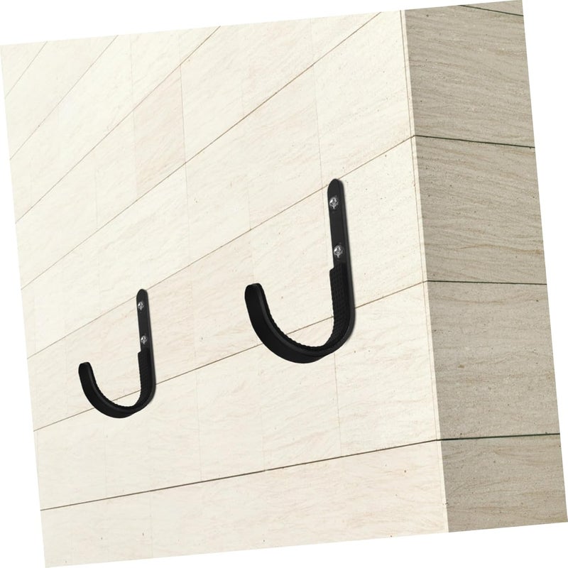 NUOBESTY 2 قطعة من خطافات الحائط المقاومة للصدأ لتخزين أدوات الحديقة، متعددة الوظائف لتنظيم الأغراض المفيدة، تصميم موفر للمساحة - Image 4