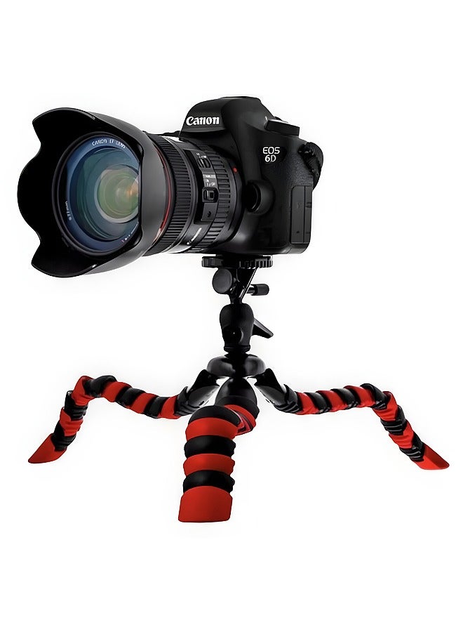 Taimi Flexible Octopus Bubble Mini Tripod For Mobile Phone/Digital Camera - Red/Black  - Image 3