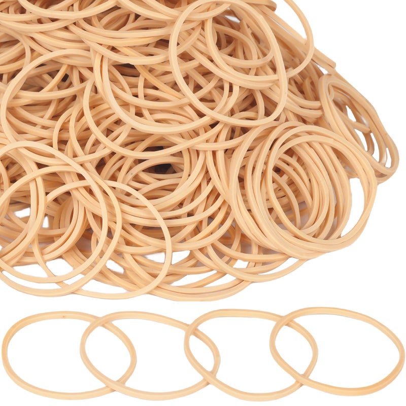 Foshine Rubber Bands Size#16,Elastic Band Beige #16 Small Rubber Band 500Pcs For Office Home Supplies(2-1/2" x 1/16'') - Image 5