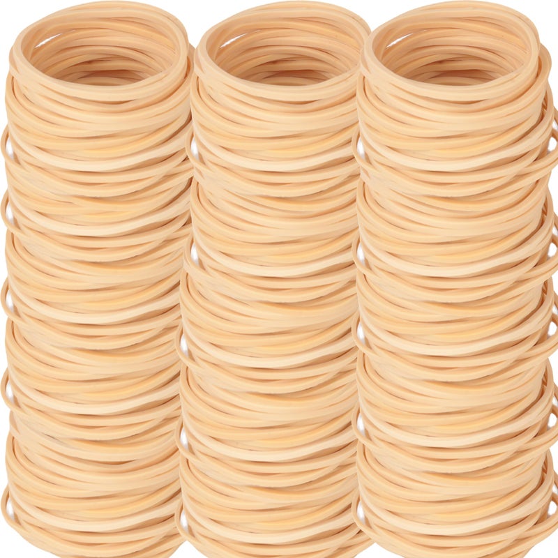 Foshine Rubber Bands Size#16,Elastic Band Beige #16 Small Rubber Band 500Pcs For Office Home Supplies(2-1/2" x 1/16'') - Image 4