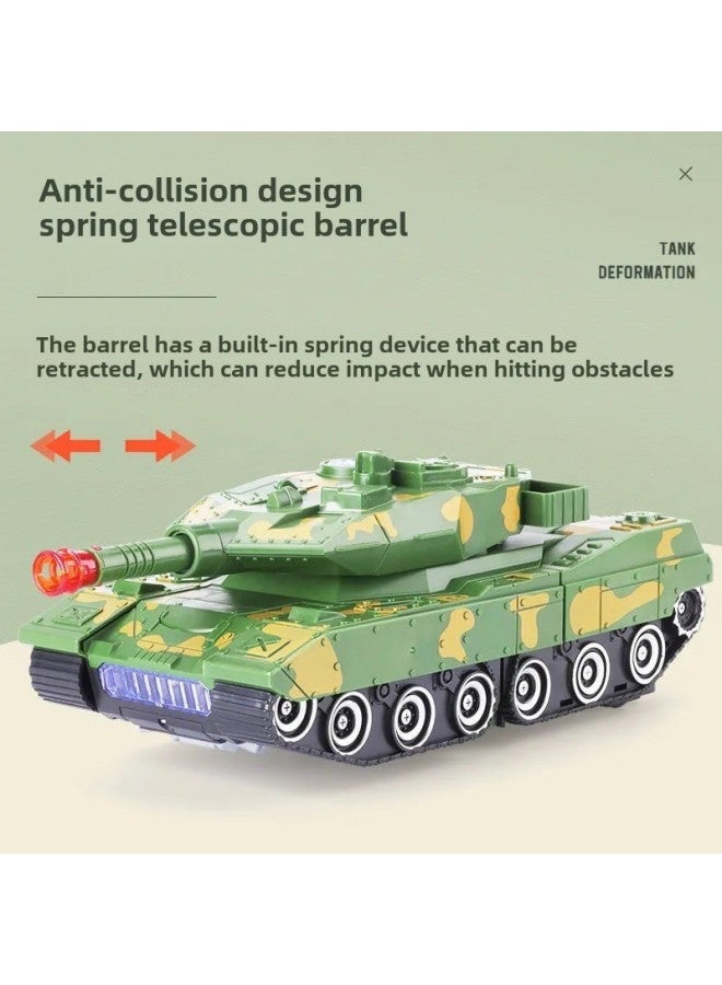 Loquat Children's Electric Deformation Tank Toy Armored Car Universal Light Sound Effect Male Baby Educational Toys Tiktok Hot Selling-Color:Electric Morphing Armored Vehicle-Specifications:Battery Edition - Image 3
