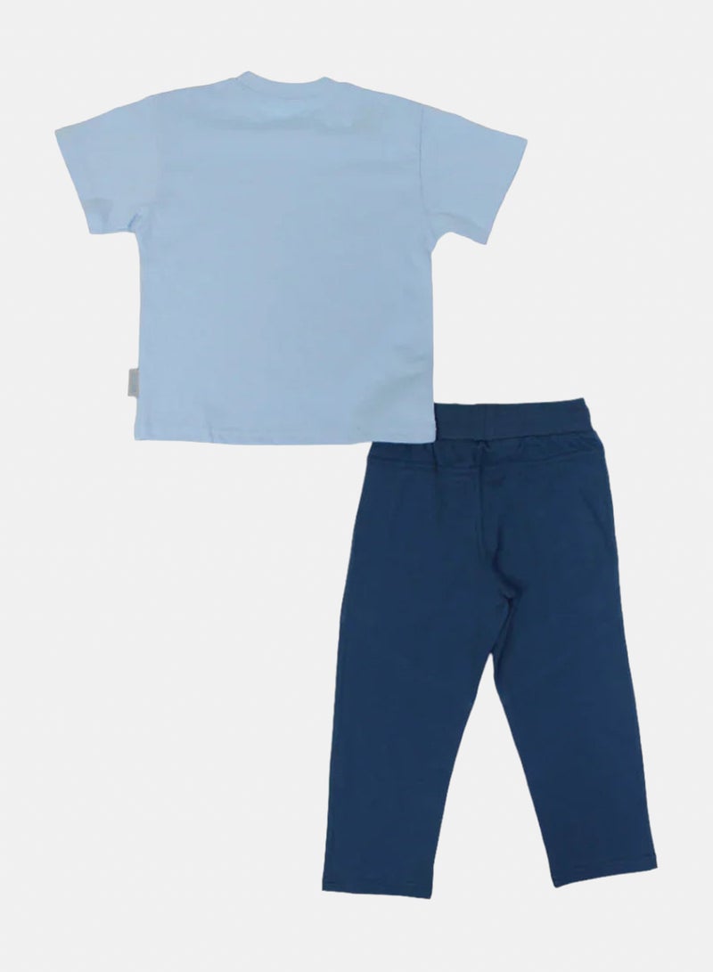 Dream Boys Cotton Pajama Set - Skating Design - Image 2