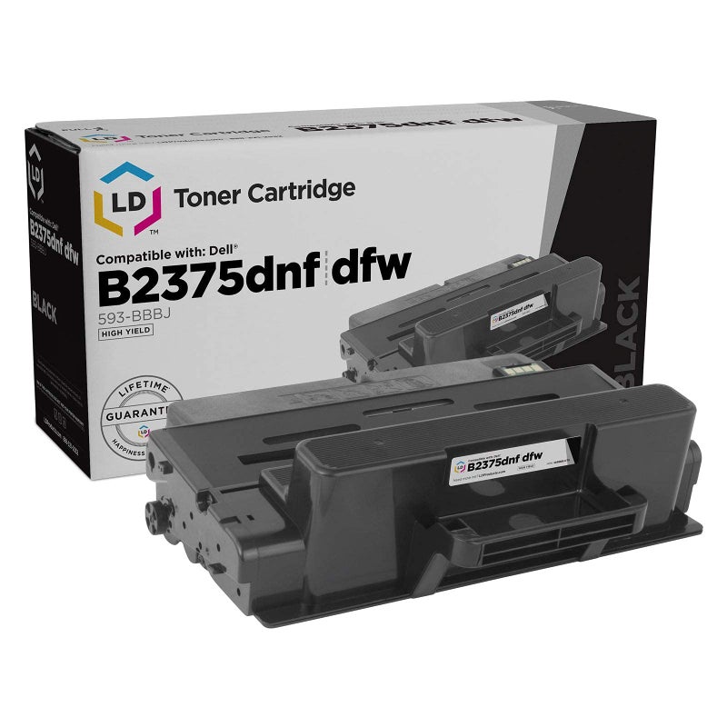 LD Products Toner Cartridge Compatible with Replacement for Dell B2375 593BBBJ Single Black Compatible with The Following Dell Printers B2375dfw Dell B2375dnf