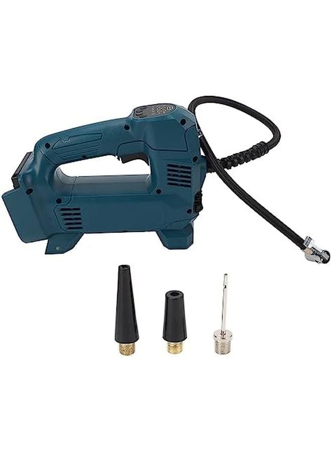 عرض رقمي محمول، نفاخ إطارات لاسلكي بقوة 60 واط يعمل بالبطارية مع ضوء للسيارة والدراجة والدراجة النارية، مصنوع من مادة ABS - Image 2