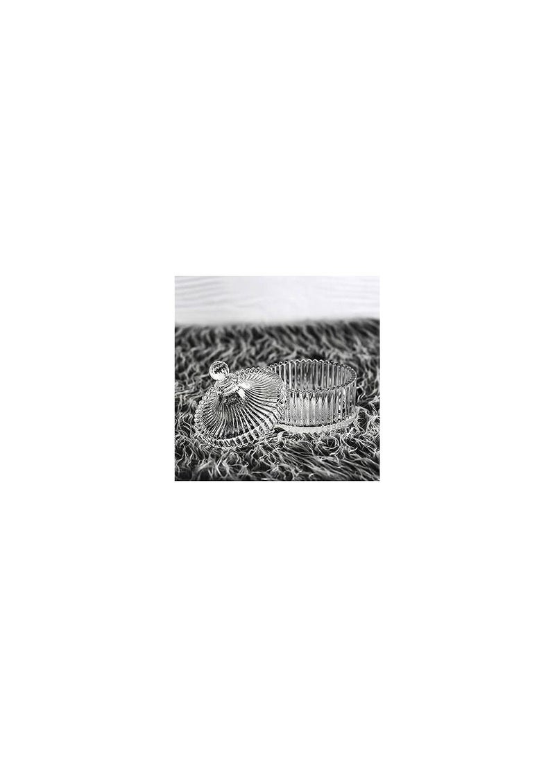EVER SHINE Crystal Glass Candy Box with Lid - Image 4