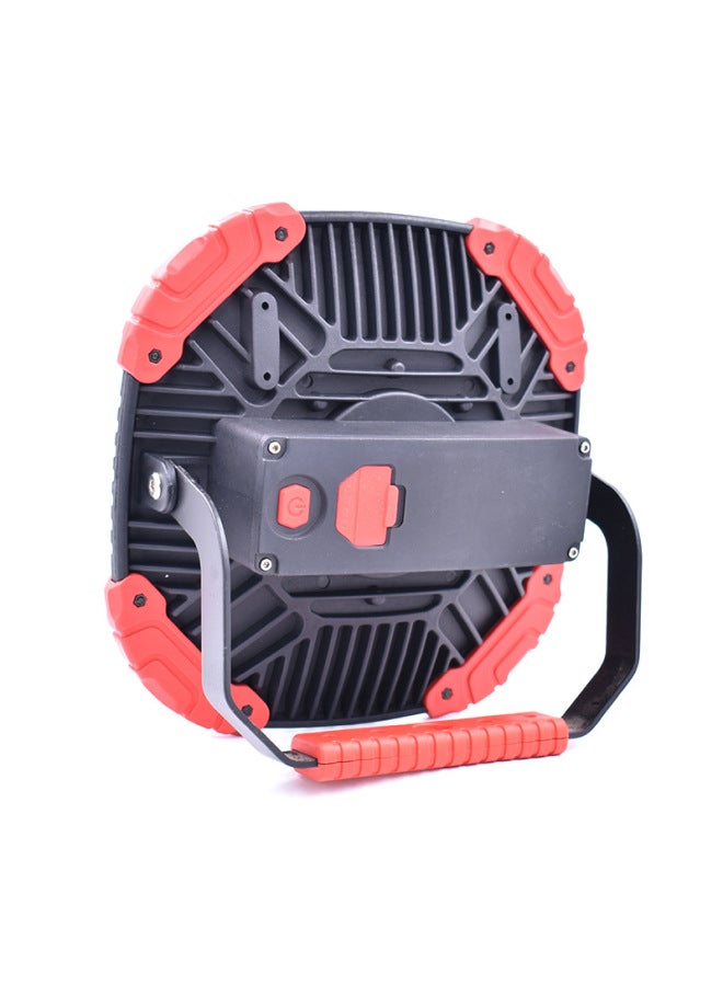 Generic LED Floodlight Patch Work Light Handheld Light Car Paint Polishing Beauty Crystal Plating Construction Lighting-Color:Yellow Light-4000K-red And Black  - Image 4