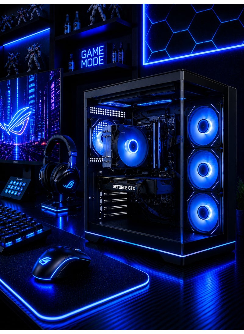 بيسي كمبيوتر العاب تجميعة احترافية – معالج I511400F – بطاقة رسومات نيفيديا جيفورس  GTX1650 SUPER  4GB DDR6 - ذاكرة تخزين 1TB M.2 - ذاكرة عشوائية 16GB 3200 ميجابايت – لوحة الام H510M - مع نظام تشغيل ويندوز 11 برو - Image 3