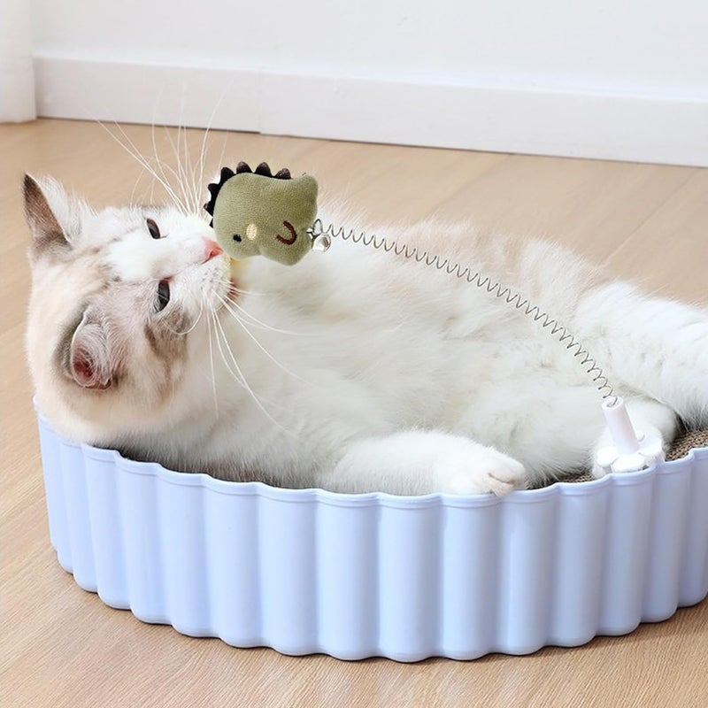 YOOLEETC 6PCS Cat Toys,Cat Wand Toy,Cat Scratcher Toys,Cat Scratcher Plug-ins & Cat Fun Themselves Play Toys,Fun Toy for Cat Kitty Kitten Puppy. (6PCS) - Image 3