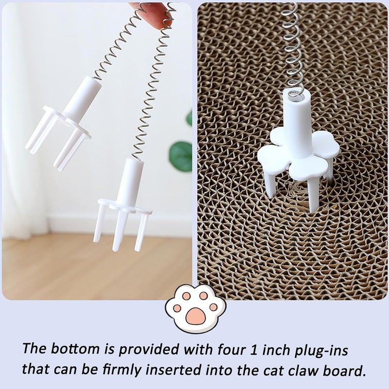 YOOLEETC 6PCS Cat Toys,Cat Wand Toy,Cat Scratcher Toys,Cat Scratcher Plug-ins & Cat Fun Themselves Play Toys,Fun Toy for Cat Kitty Kitten Puppy. (6PCS) - Image 4