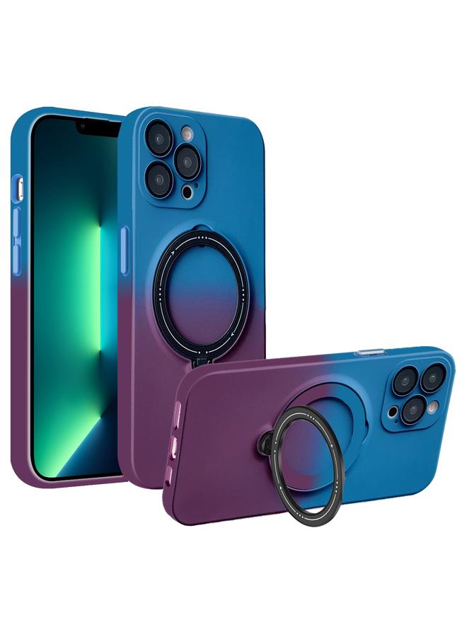 زبون حافظة لهاتف iPhone 13 Pro من مادة TPU المتدرجة مع حامل MagSafe - Image 1