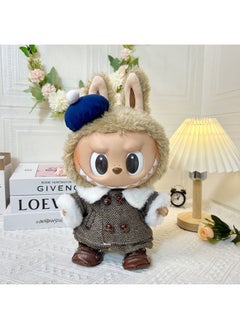 LABUBU 38cm Plush Doll Clothes for Labubu Rubber Toy 