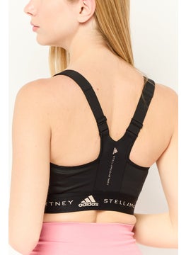 Adidas Women Sportswear Fit Non Padded Outdoor Sports Bra, Black  - Image 3