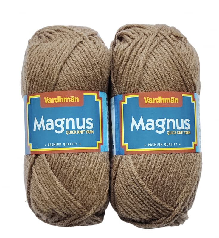 KYSS Vardhman Magnus Wool 300 gm Thick Yarn 1 Ball 100 gram Each Best Used with Knitting Needles Crochet Needles Wool Yarn for Knitting Dyed Shade no13 - Image 1