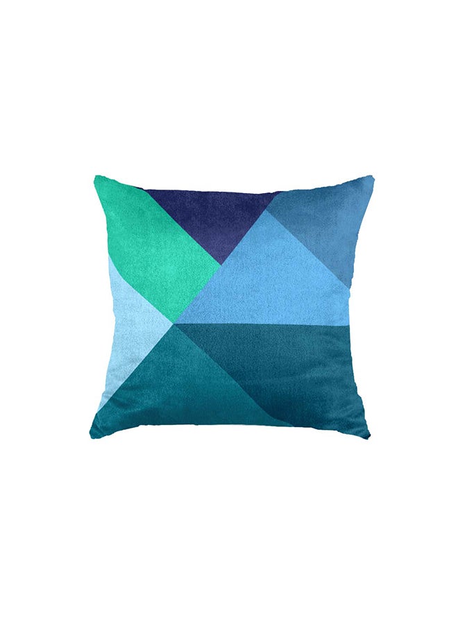 RIZARIES SuperSoft Teal Mist Triangle Throw Cushion - Image 2